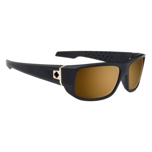 Spy Sunglasses mc3 in matte black with bronze gold spectra